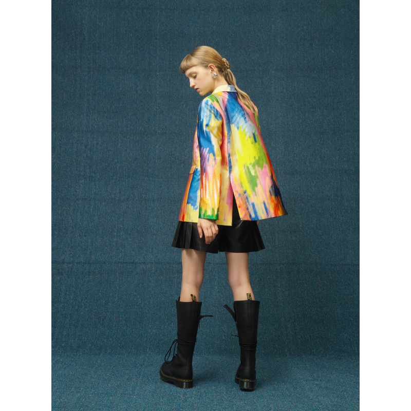 Multicolor Printed Tailor Jacket